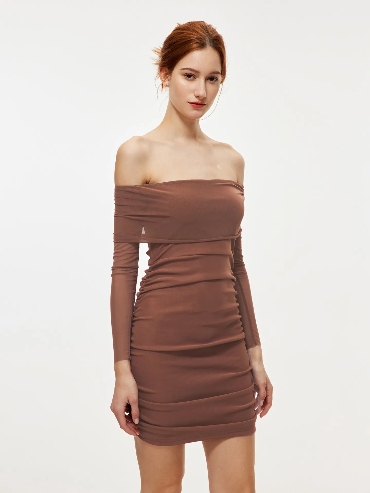 Ruched Bodycon Dress